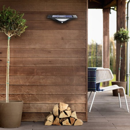 APPLIQUE SOLAIRE 550  LUMENS / NOIR