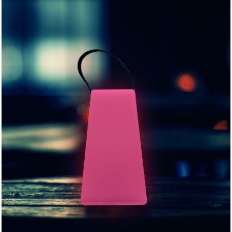 LAMPE DE TABLE SOLAIRE PYRAMIDE 20CM